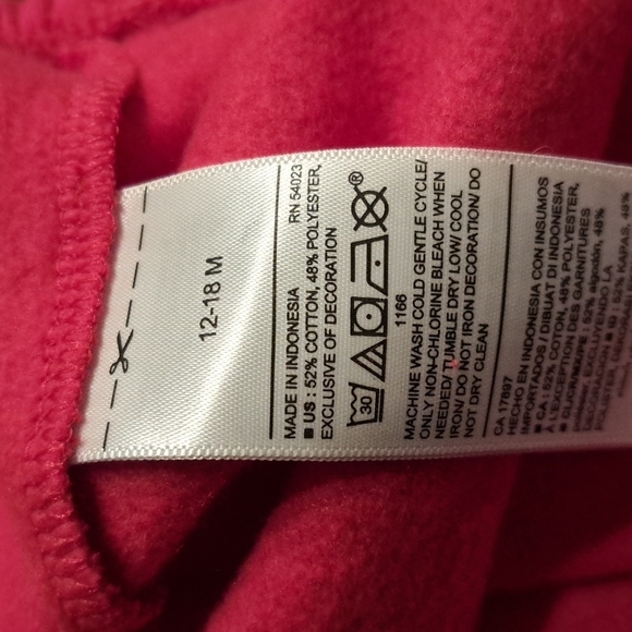 Old Navy girls 12 - 18 months loose cowl neck sweatshirt NWT - Picture 4 of 6